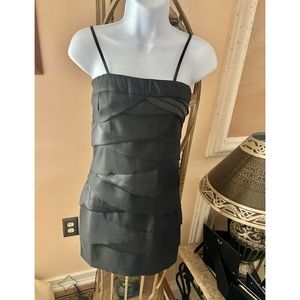 MIROA Two Tone Black Layed Bodycon Dress - Small